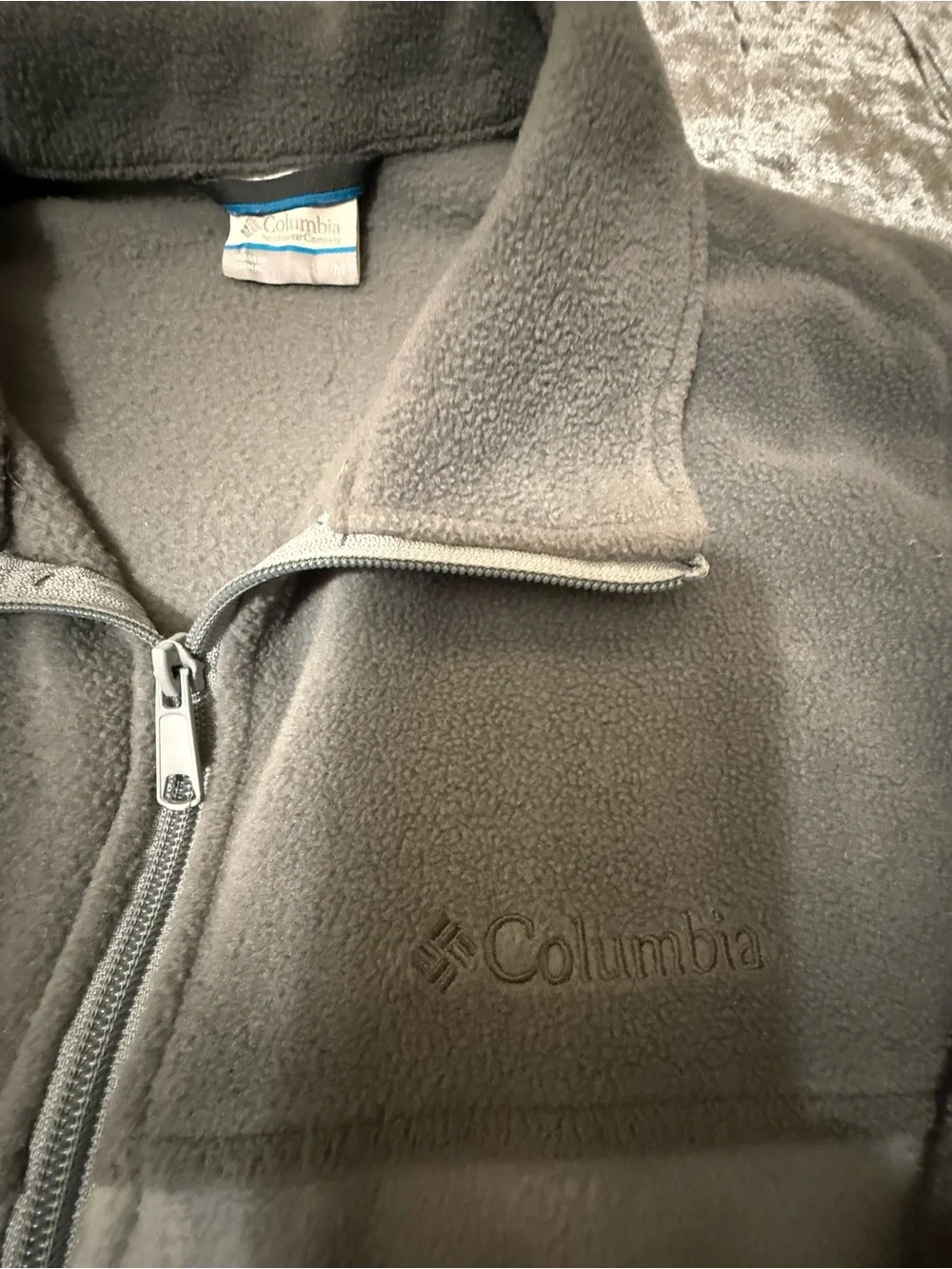 Columbia Men's Two-Tone Gray Full-Zip Jacket